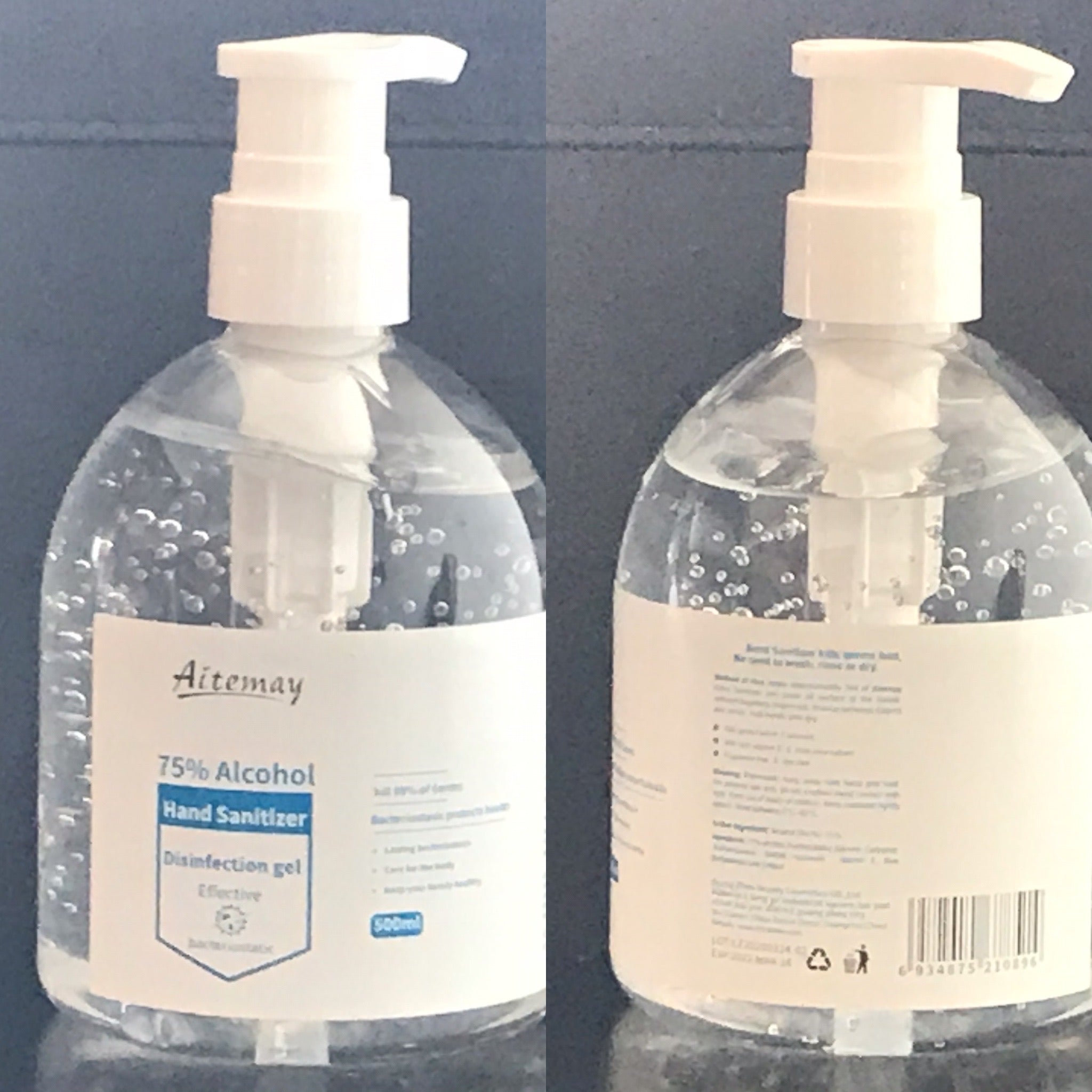Aitemay,Hand Sanitizer,75% Alcohol,500ml.